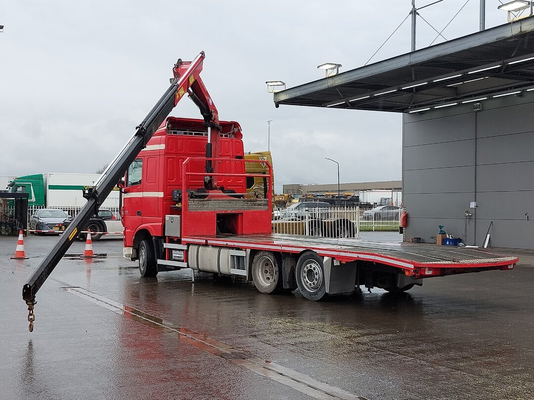 DAF XF 440 Open HMF 900-K2 Kran Winch Lift-Lenkachse – foto 4 – kavel bij BAS World Auctions, Veghel