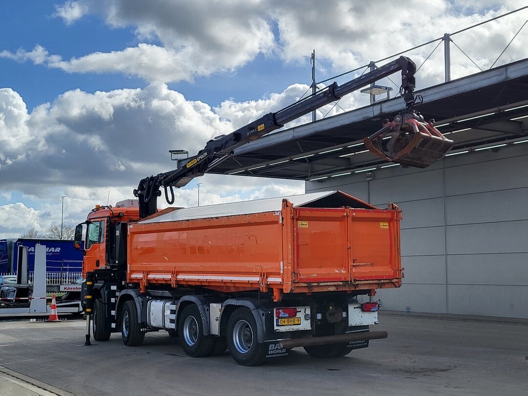 MAN TGS 41.440 Tipper Palfinger Q170Z Crane 8x8 Wide-Spread Euro 6 – foto 2 – kavel bij BAS World Auctions, Veghel