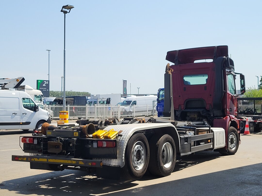 Mercedes Antos 2542 Containersystem 20tons Meiller Containersystem Day cab Lift + Steering axle Automatic Euro 6 – foto 5 – kavel bij BAS World Auctions, Veghel