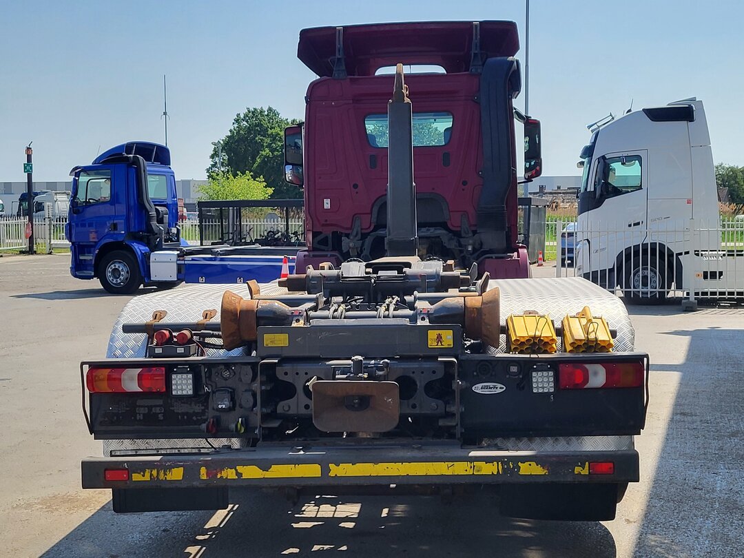 Mercedes Antos 2542 Containersystem 20tons Meiller Containersystem Day cab Lift + Steering axle Automatic Euro 6 – foto 8 – kavel bij BAS World Auctions, Veghel