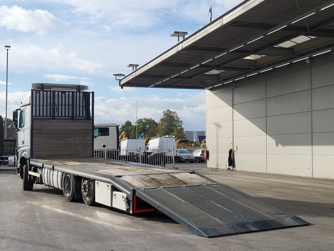Mercedes Actros 2543 Car/truck transport NL-Truck Machine Transporter Retarder Lift-Axle ACC – foto 2 – kavel bij BAS World Auctions, Veghel