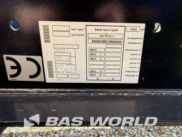 Kögel 2-Axle BDF – foto 7 – kavel bij BAS World Auctions, Burgrieden