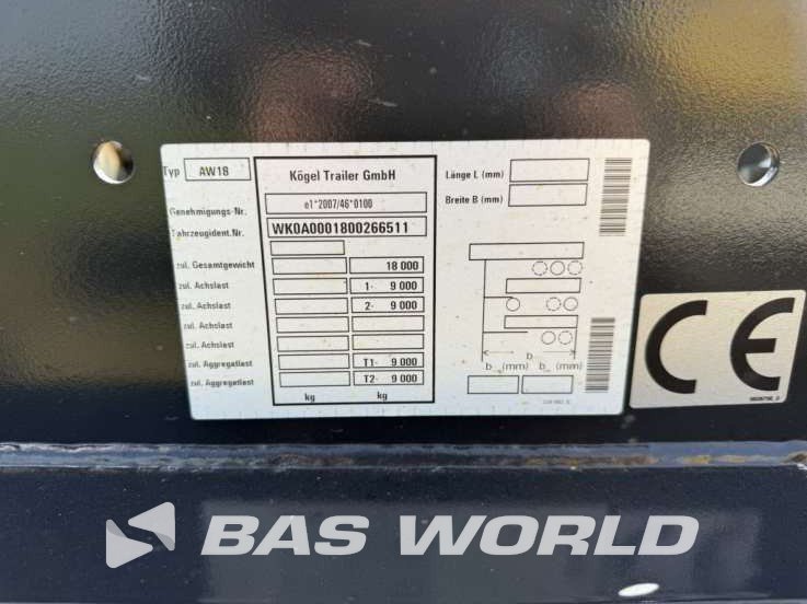 Kögel BDF 2 axle – foto 6 – kavel bij BAS World Auctions, Burgrieden