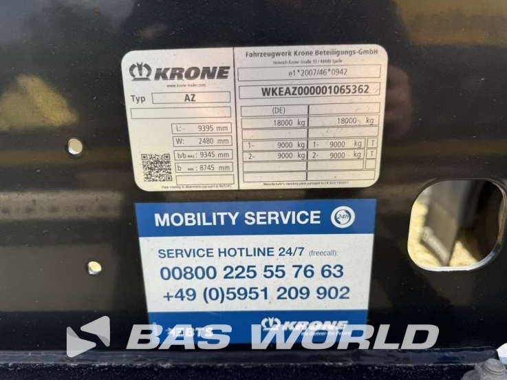 Krone 2-axle BDF – foto 8 – kavel bij BAS World Auctions, Burgrieden