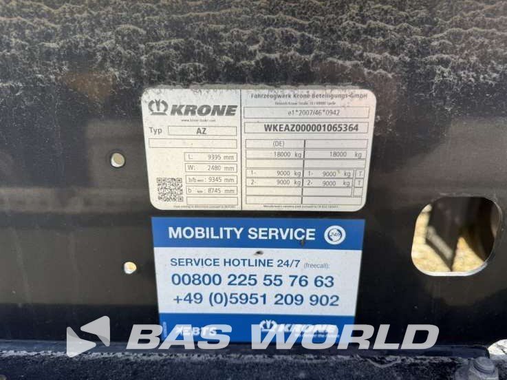 Krone 2-Axle BDF – foto 7 – kavel bij BAS World Auctions, Munich