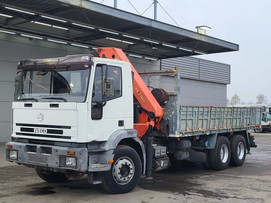 Iveco 260E30H Open Palfinger PK27000 E Kran crane Winch Remote control Big-Axle – foto 7 – kavel bij BAS World Auctions, Veghel