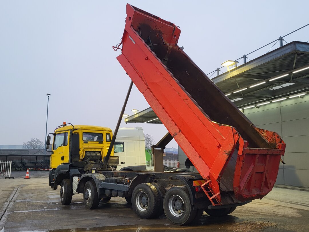 MAN TGA 41.440 Tipper 18m3 Meiller Tipper Steelsuspension 8x8 Big-Axle Manual Euro 4 – foto 5 – kavel bij BAS World Auctions, Veghel