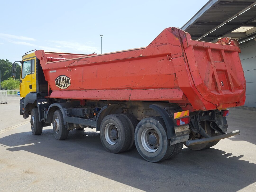 MAN TGA 41.440 Tipper 8x8 18m3 Meiller tipper Steelsuspension Big-Axle Manual Euro 4 – foto 5 – kavel bij BAS World Auctions, Veghel
