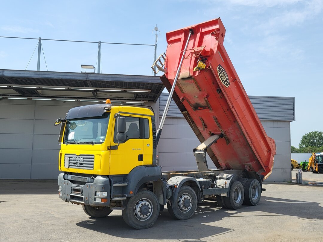 MAN TGA 41.440 Tipper 8x8 18m3 Meiller tipper Steelsuspension Big-Axle Manual Euro 4 – foto 4 – kavel bij BAS World Auctions, Veghel