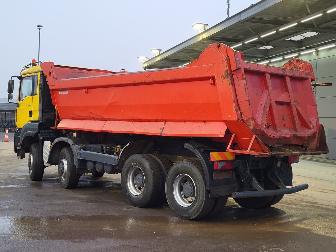 MAN TGA 41.440 Tipper 18m3 Meiller Tipper Steelsuspension 8x8 Big-Axle Manual Euro 4 – foto 8 – kavel bij BAS World Auctions, Veghel