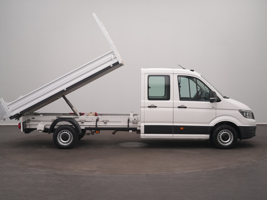 Volkswagen Crafter 140pk Tipper Kipper Dubbele Cabine Trekhaak 7 zitplaatsen Euro6 Tipper Benne Kieper – foto 6 – kavel bij BAS World Auctions, Veghel