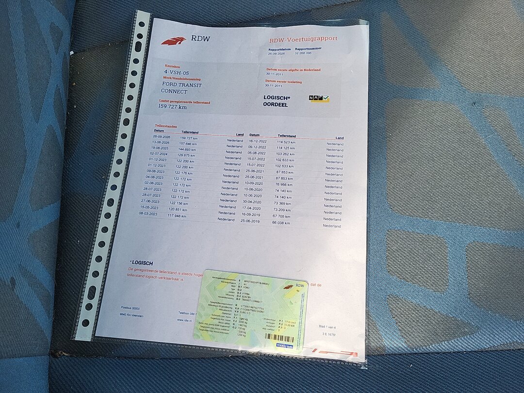 Ford Transit Connect T200S 1.8 TDCi Trend MOT 19-08-2027 75pk 2011 – foto 10 – kavel bij BAS World Auctions, Zwolle