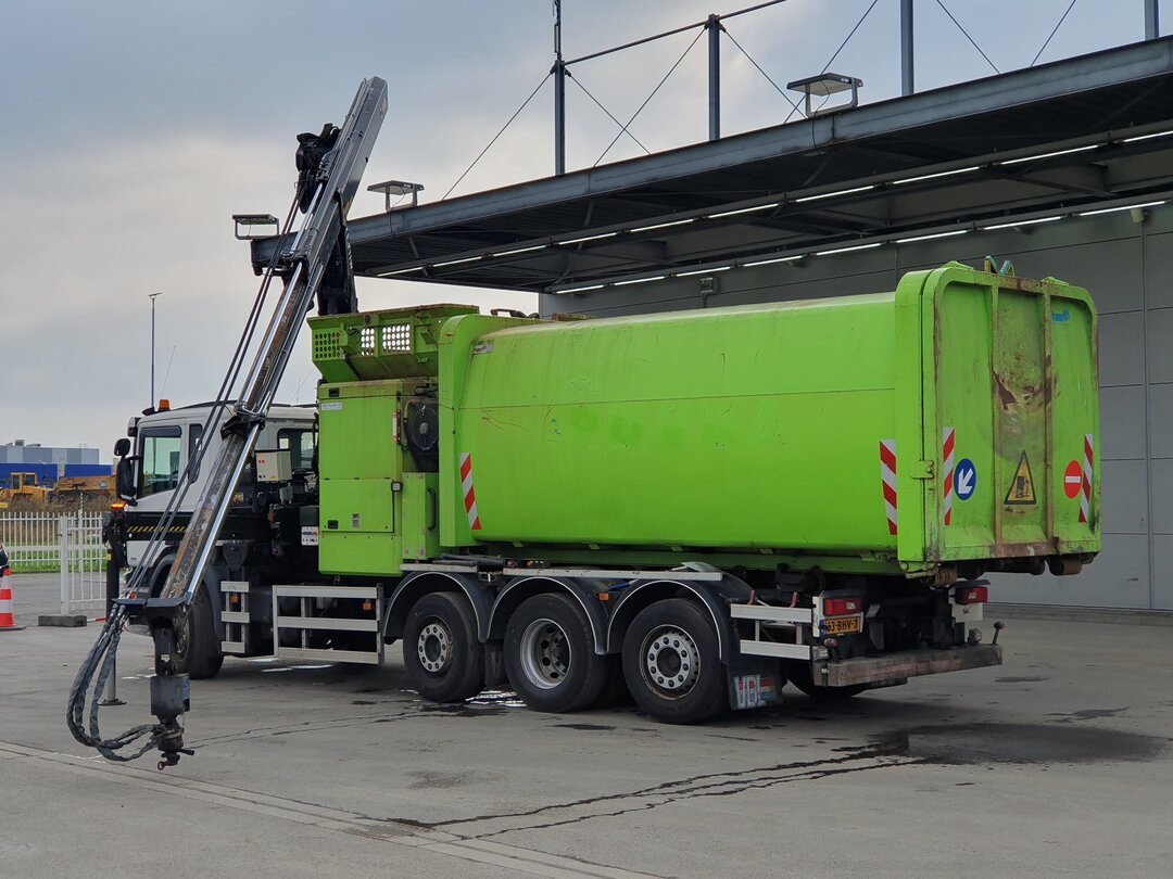 Scania P360 Garbage truck Crane HIAB – foto 7 – kavel bij BAS World Auctions, Veghel