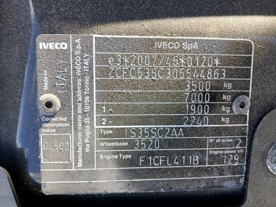 Iveco Daily 35S18 L2H2 Refrigerated Dometic Frigo 0°C – foto 9 – kavel bij BAS World Auctions, Veghel