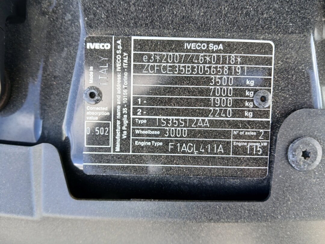 Iveco Daily 35S16 L1H1 Automatic 2024 – foto 8 – kavel bij BAS World Auctions, Veghel