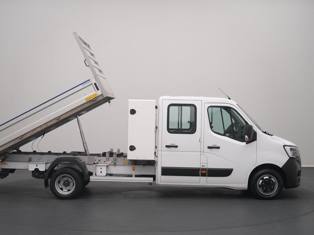 Renault Master 130PK Tipper Kipper Dubbele Cabine Dubbellucht Airco 3,5t Trekhaak Euro6 Benne Kieper Doka Mixto – foto 7 – kavel bij BAS World Auctions, Veghel
