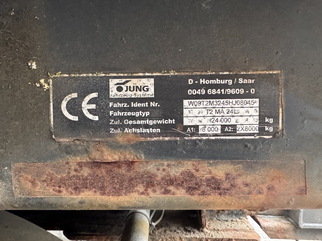 Jung T2 MA 24L Containersystem Trailer Full Air – foto 4 – kavel bij BAS World Auctions, Veghel