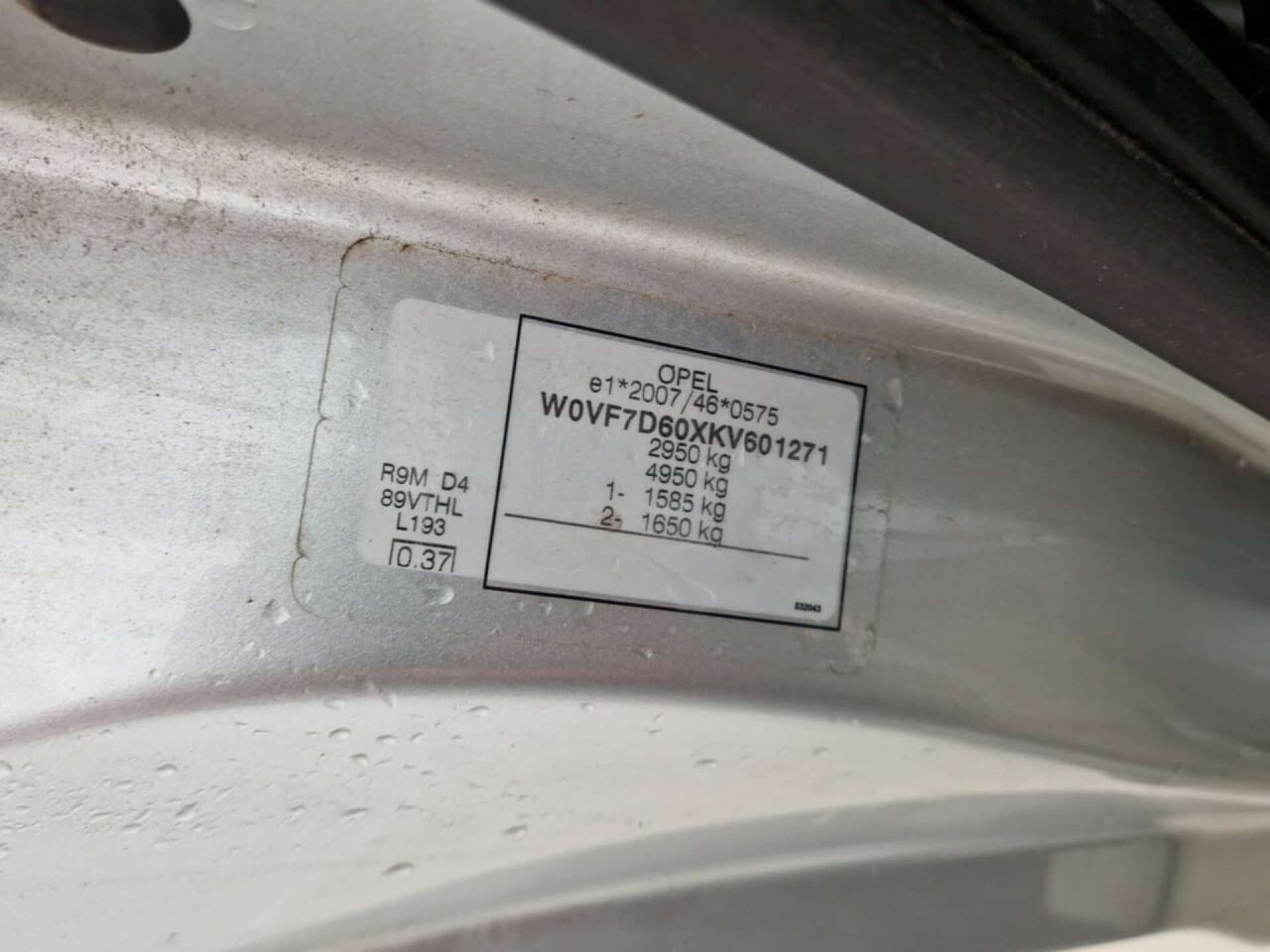 Opel Vivaro 1.6 CDTI L2H1 DCSpEc 2019 Airco/NAV/PDC – foto 5 – kavel bij BAS World Auctions, Veghel