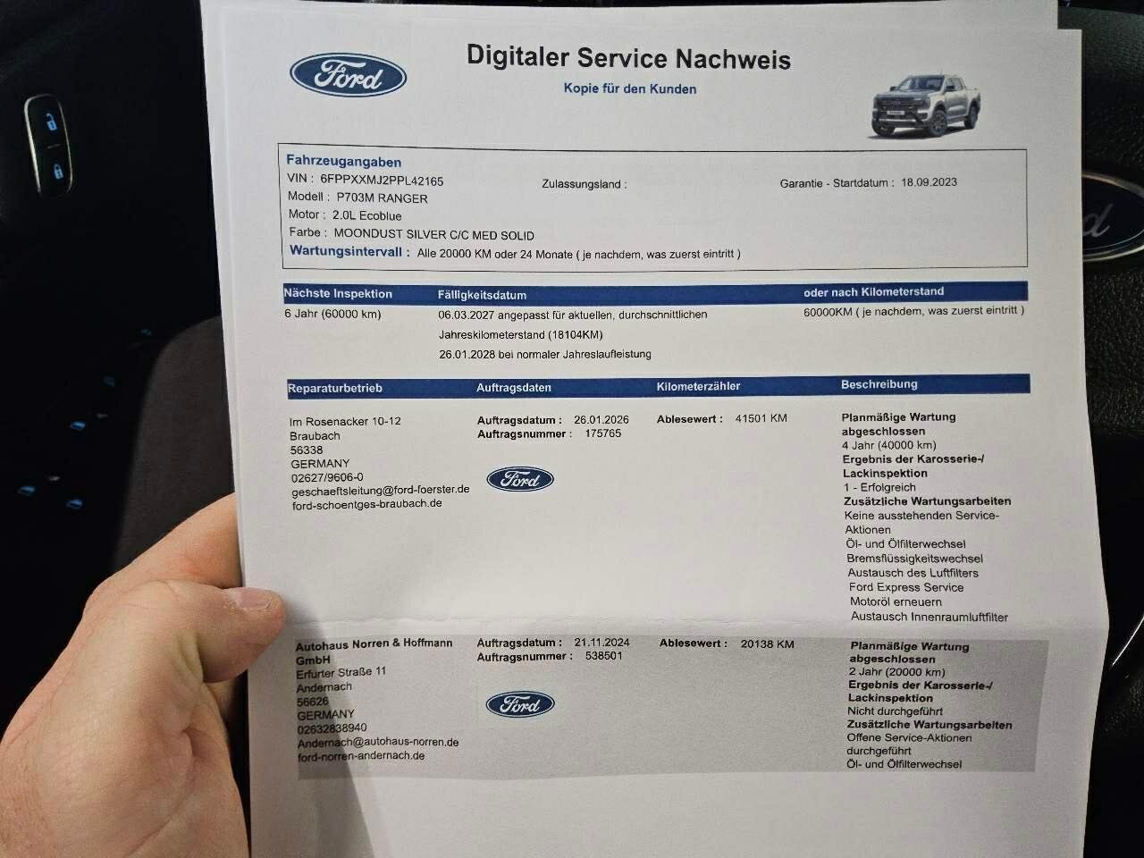 Ford Ranger (TRB)(2022->) DE - PickupDK4 2.0 Ecoblue EU6d, Wildtrak e-4WD Doppelkabine, 2022 - 2024 – foto 9 – kavel bij BAS World Auctions, Veghel