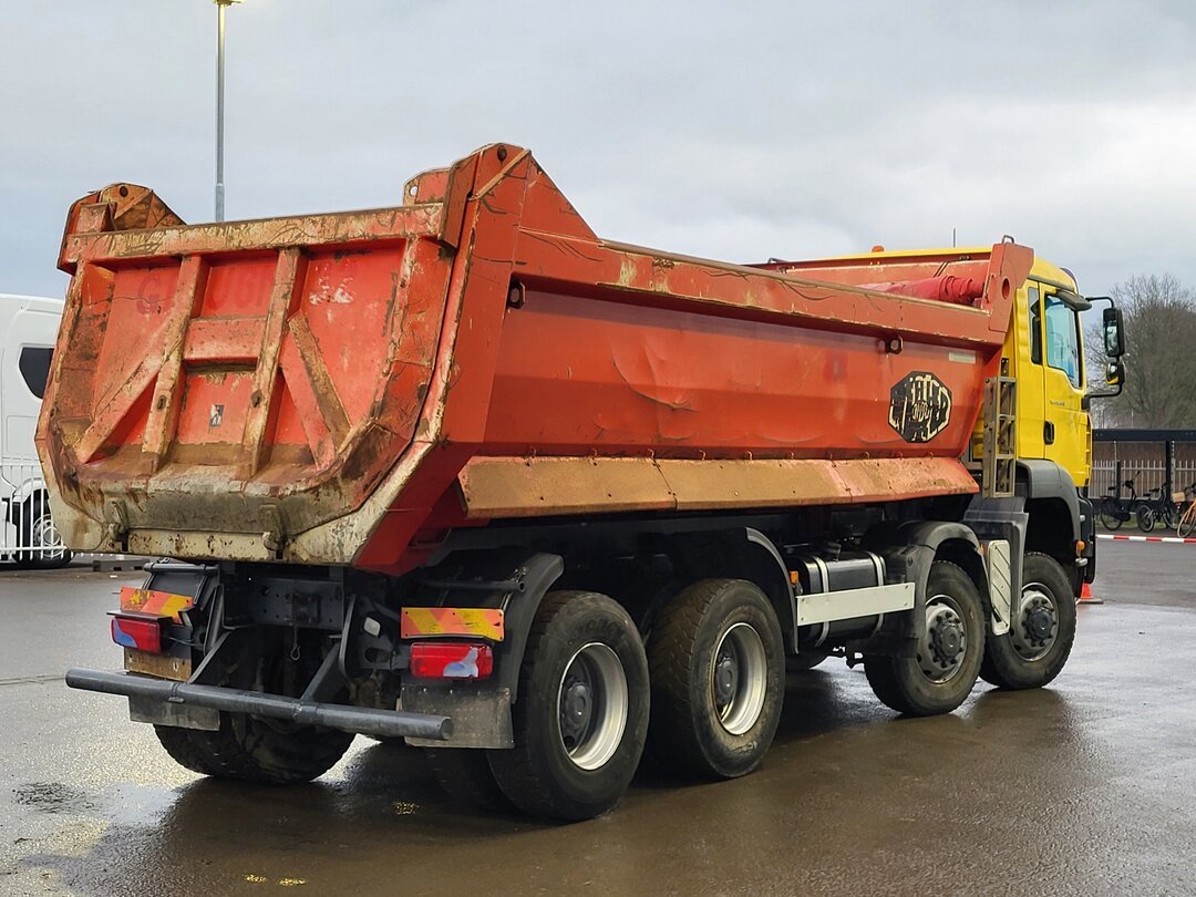 MAN TGA 41.440 Tipper 8x8 18m3 Meiller tipper Steelsuspension Big-Axle Manual Euro 4 – foto 7 – kavel bij BAS World Auctions, Veghel