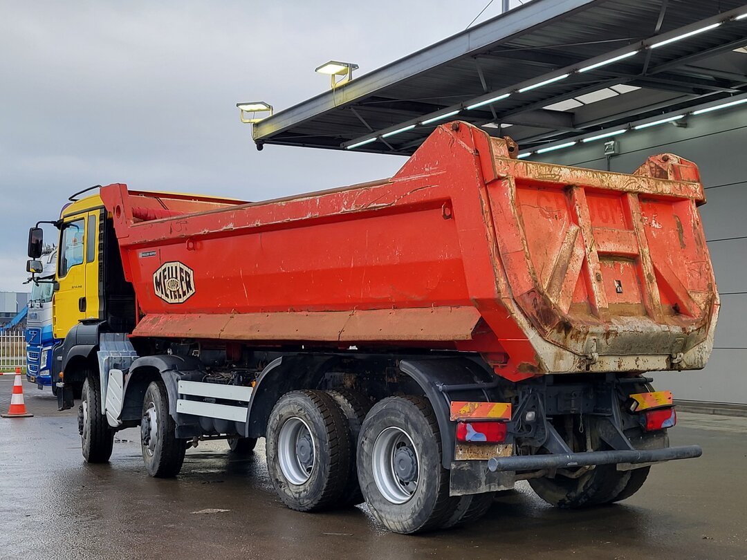 MAN TGA 41.440 Tipper 8x8 18m3 Meiller tipper Steelsuspension Big-Axle Manual Euro 4 – foto 5 – kavel bij BAS World Auctions, Veghel