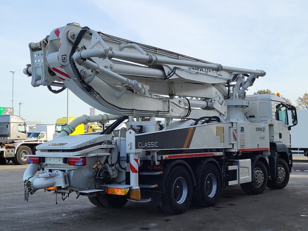 MAN TGS 41.460 Concrete pump CIFA K40C-PU1607 Pump 935hours! Big-Axle Steelsuspension Euro 6 – foto 3 – kavel bij BAS World Auctions, Veghel