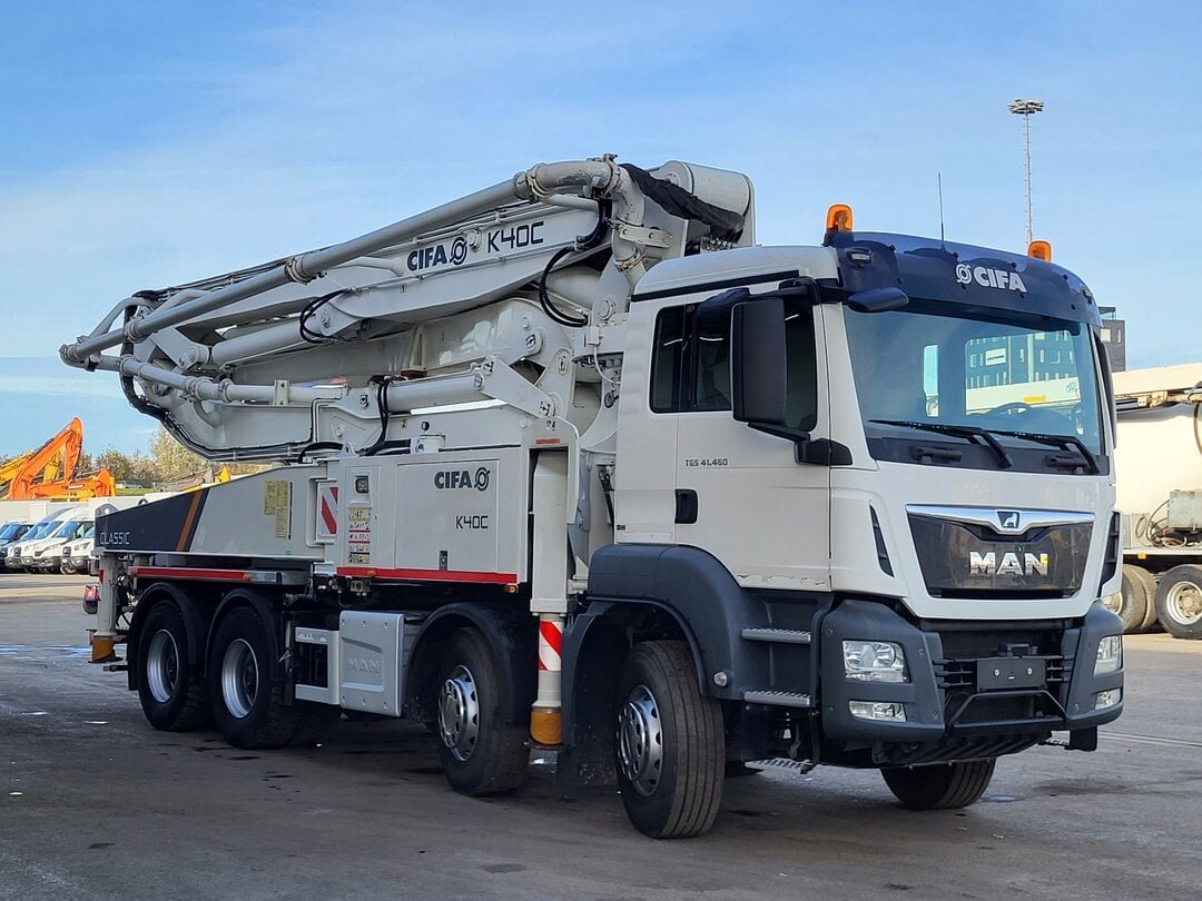MAN TGS 41.460 Concrete pump CIFA K40C-PU1607 Pump 935hours! Big-Axle Steelsuspension Euro 6 – foto 2 – kavel bij BAS World Auctions, Veghel