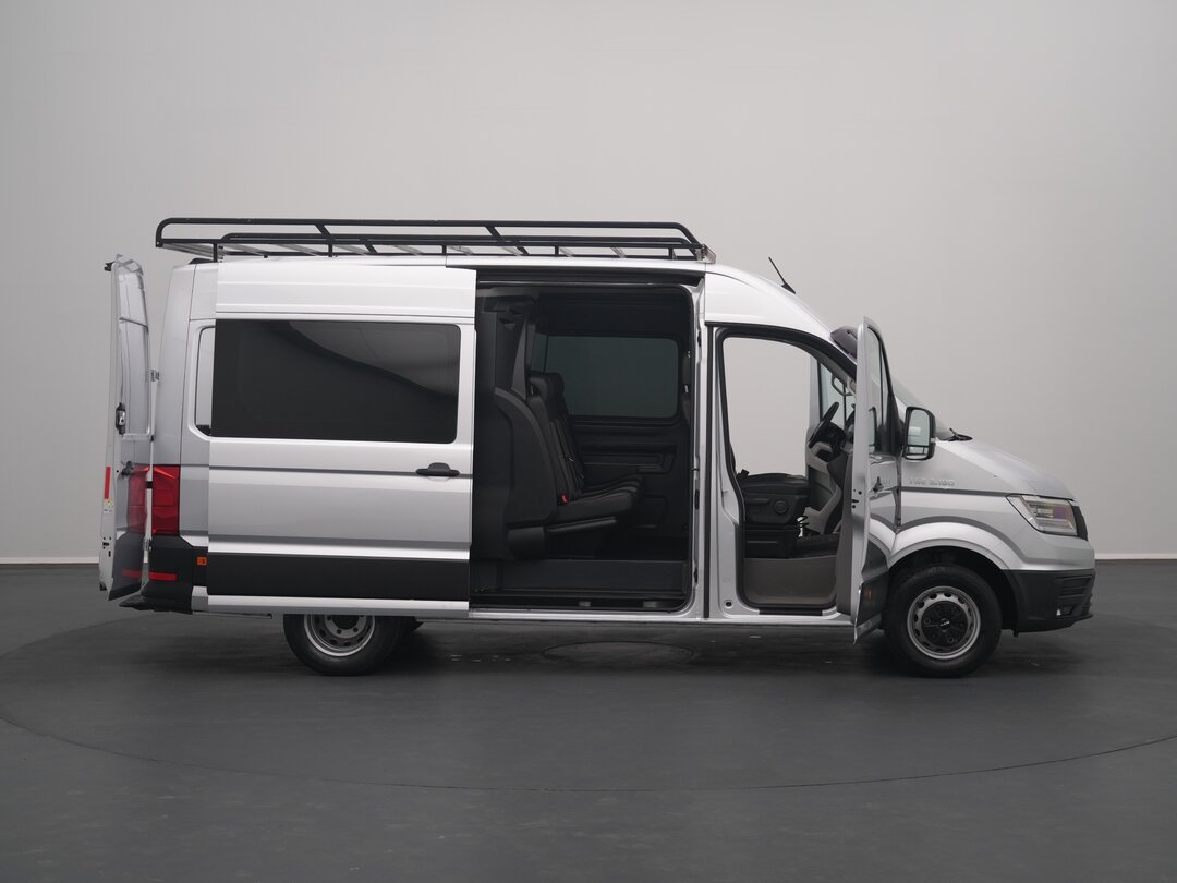 MAN TGE 3.180 Closed van Automaat Dubbele Cabine Dubbellucht 3,5t Trekhaak AC/Climate Navi Carplay Imperiaal Euro6 L3H3 – foto 7 – kavel bij BAS World Auctions, Veghel