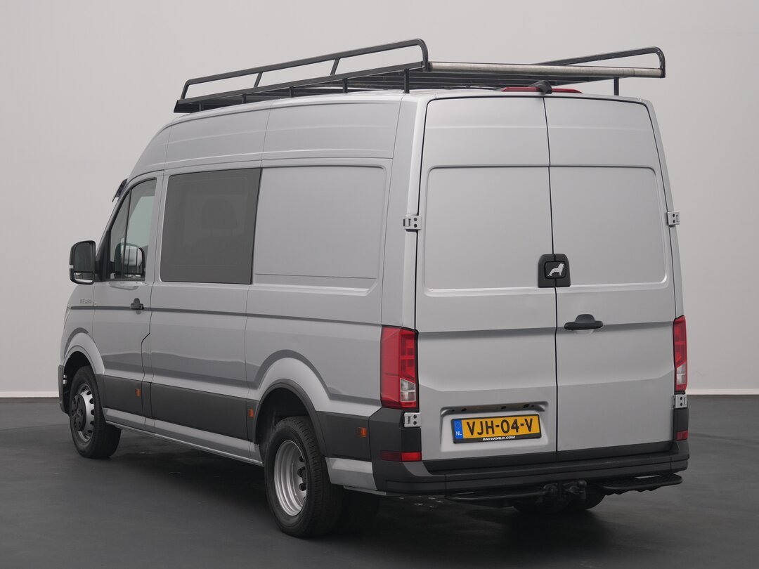 MAN TGE 3.180 Closed van Automaat Dubbele Cabine Dubbellucht 3,5t Trekhaak AC/Climate Navi Carplay Imperiaal Euro6 L3H3 – foto 5 – kavel bij BAS World Auctions, Veghel