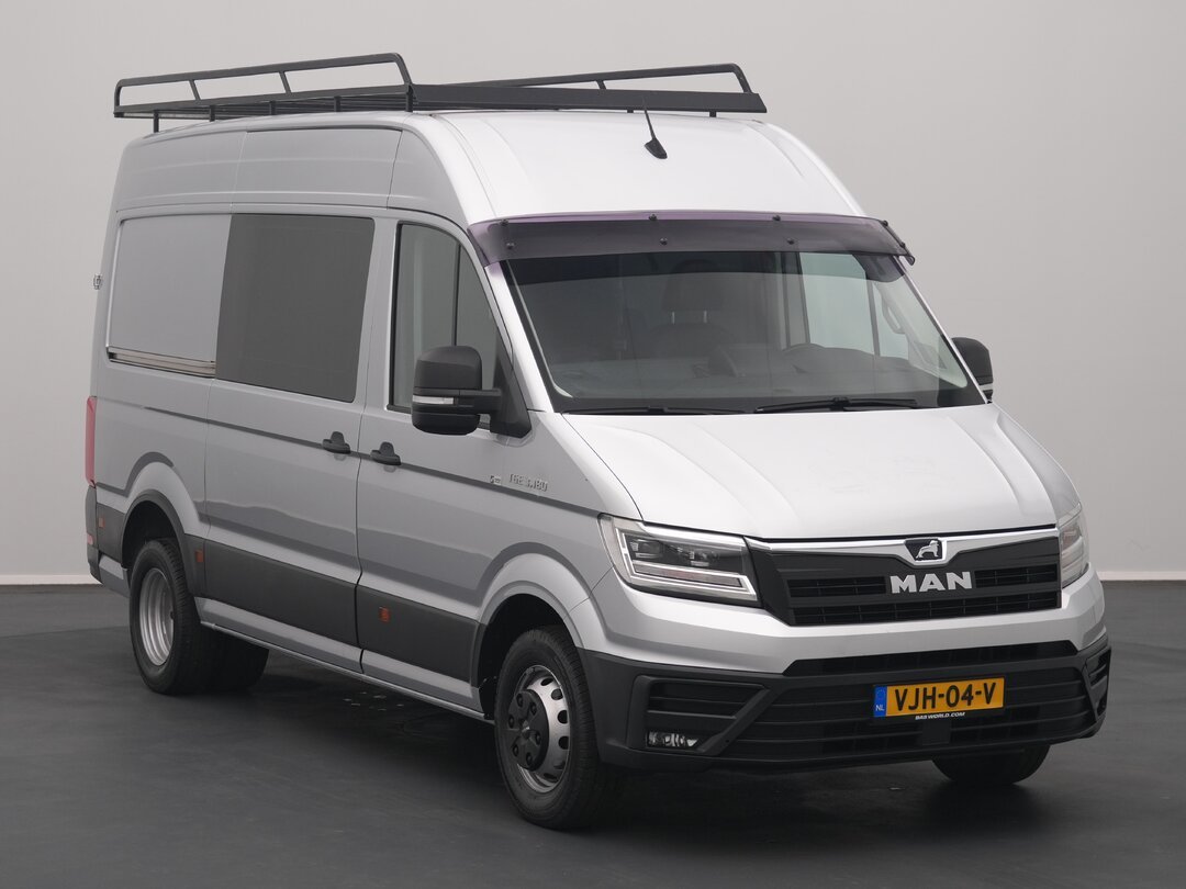 MAN TGE 3.180 Closed van Automaat Dubbele Cabine Dubbellucht 3,5t Trekhaak AC/Climate Navi Carplay Imperiaal Euro6 L3H3 – foto 4 – kavel bij BAS World Auctions, Veghel