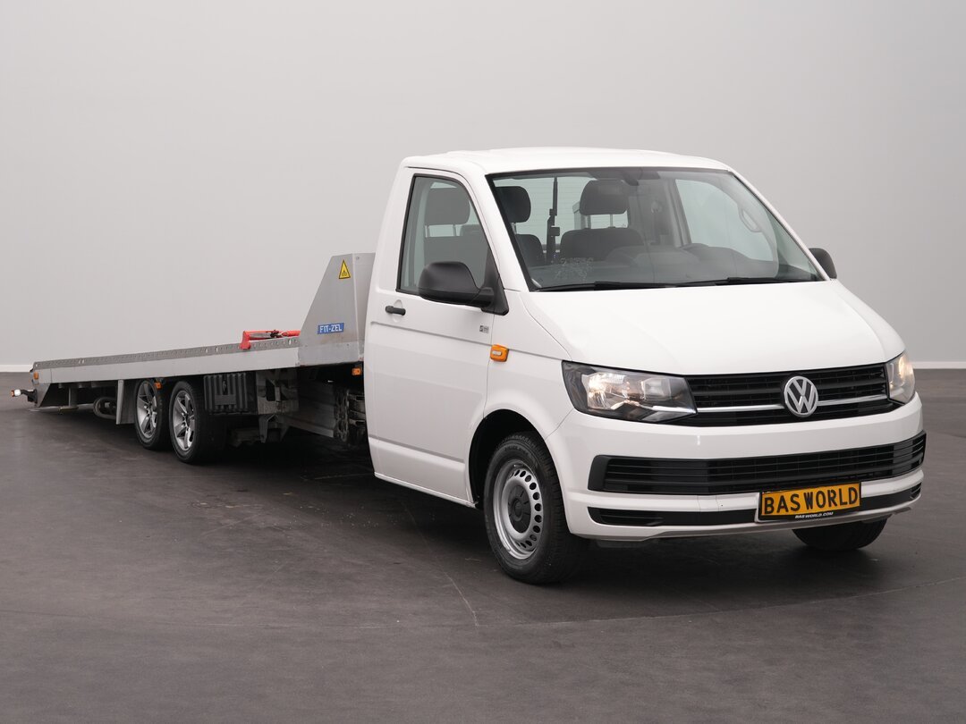 Volkswagen Transporter 140pk Car transporter van Eder Algema Fitzel 1500KG Nutzlast Autotransporter Cartransporter Oprijwagen – foto 7 – kavel bij BAS World Auctions, Veghel