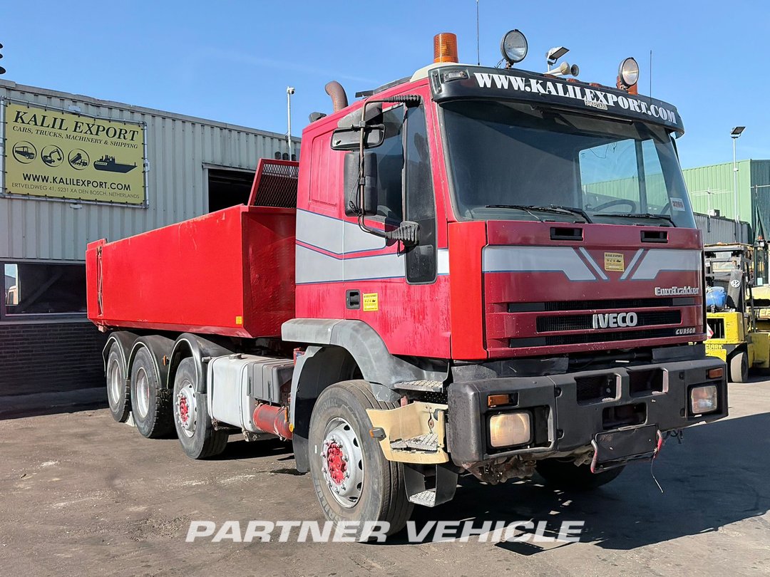 frontLeft : Iveco 340-E44H Camión Volquete