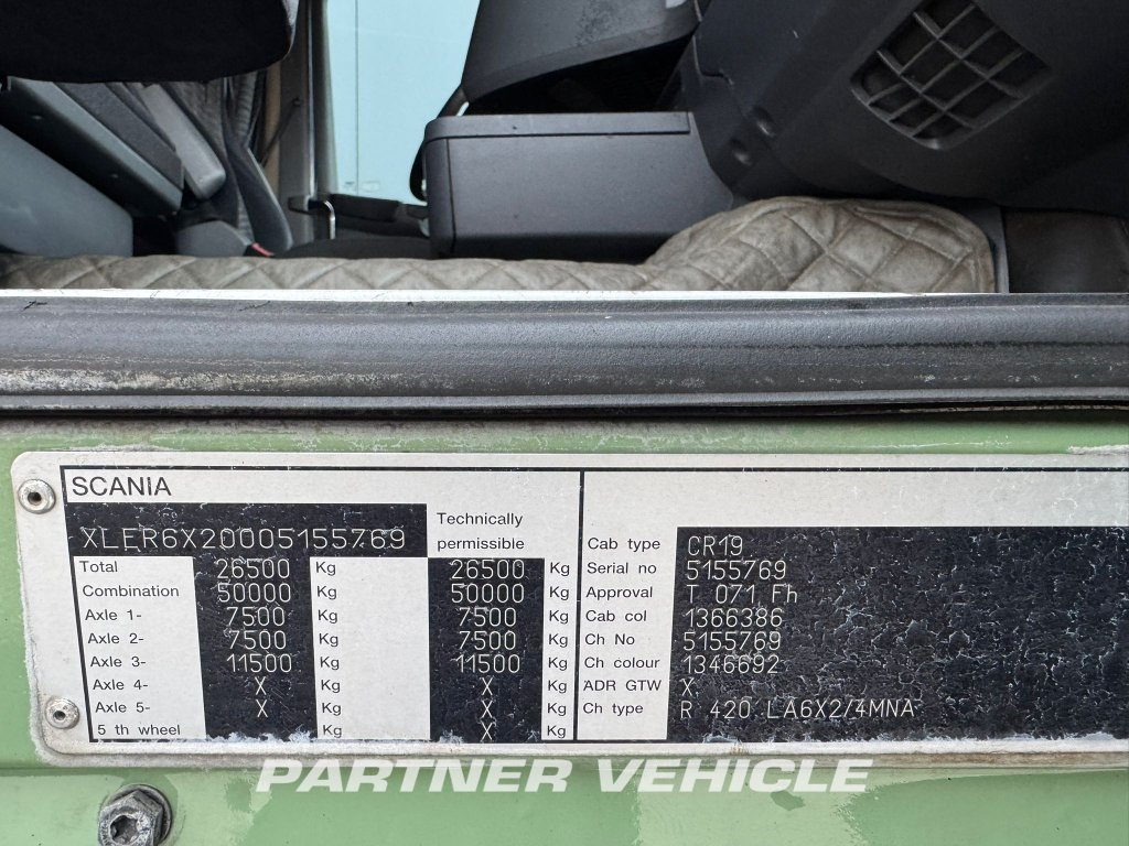 frontLeft : Scania R420 Vetopöytäauto