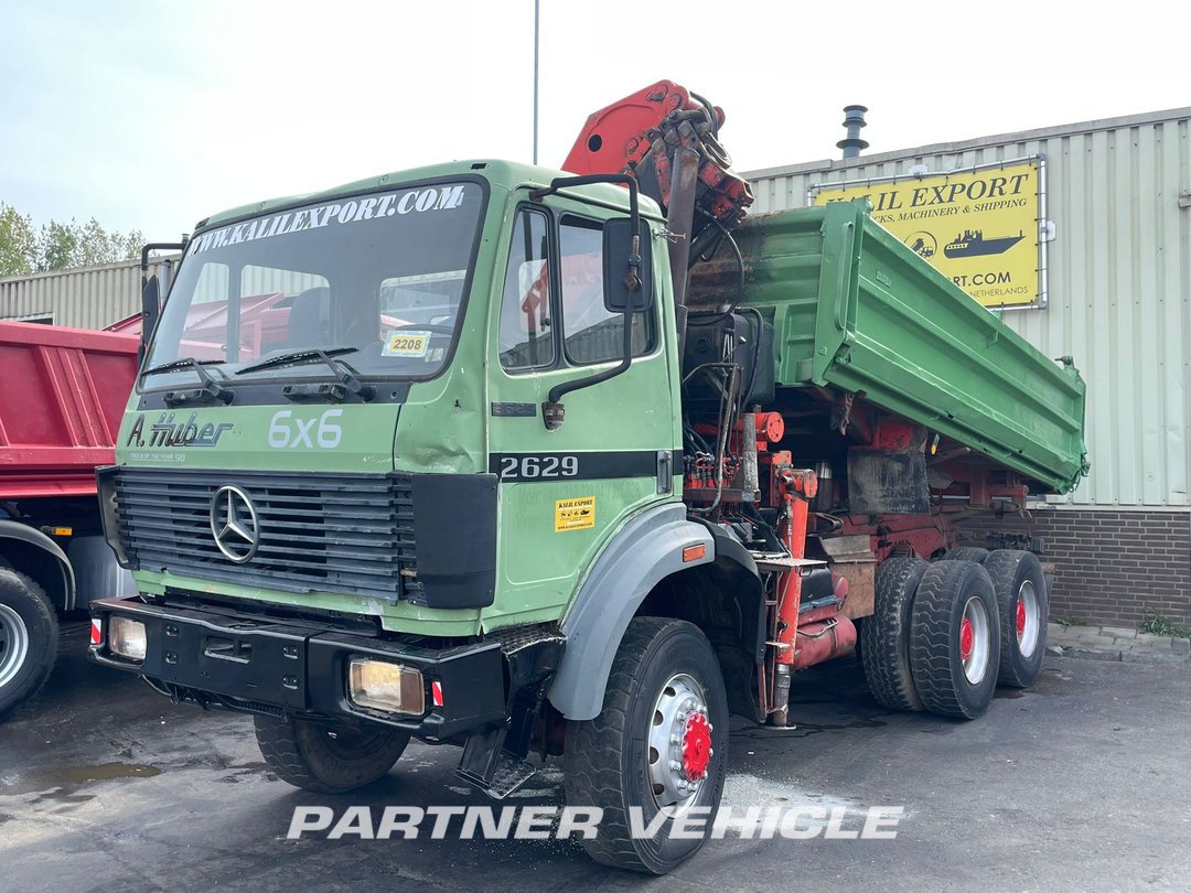 Mercedes 2629 6X6  Camion Benne
