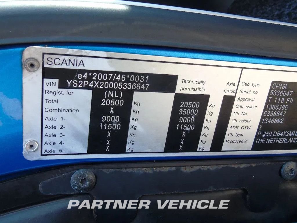 frontLeft : Scania P250 каросерия