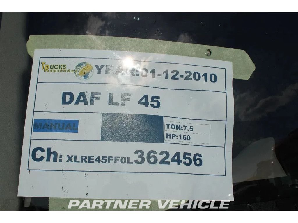 frontLeft : DAF LF45.160 Carrocerías furgónes