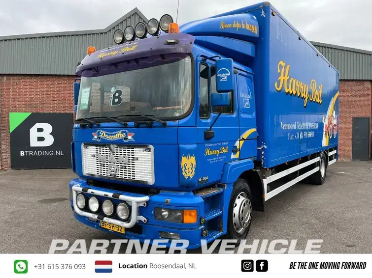 MAN TGA 18.264 4X2  Box body truck