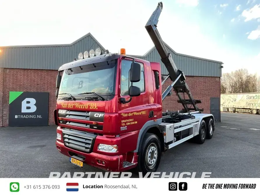 DAF CF85.460 6X4 Pallift haakarm vrachtwagen