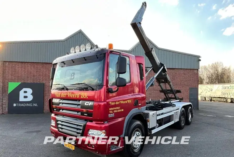 DAF CF85.460 6X4 Pallift Lastbil med kroklyft