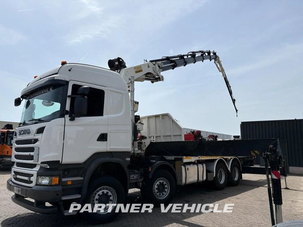 Scania R520 8X4  Flatbed trucks