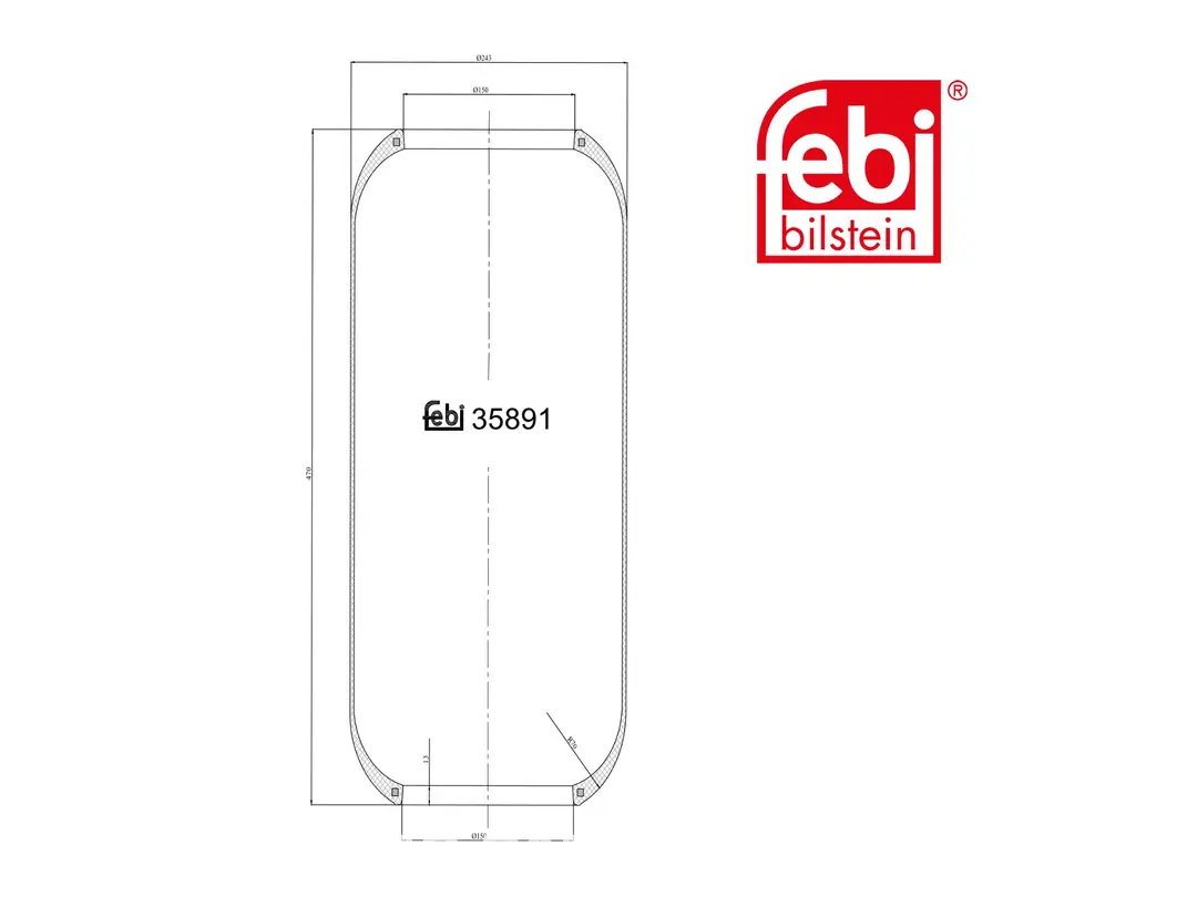 Външен Маншон Febi 5000296816