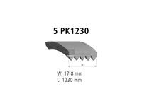 Cinghia Poly-V DT Spare Parts 0009932396
